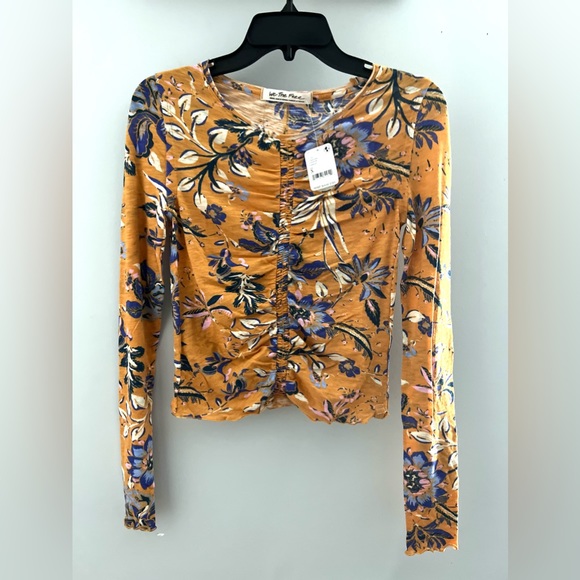 🚨🆕FINAL SALE PRICE🚨FREE PEOPLE DREAMED OF YOU TEE-HONEY COMBO - Picture 12 of 16